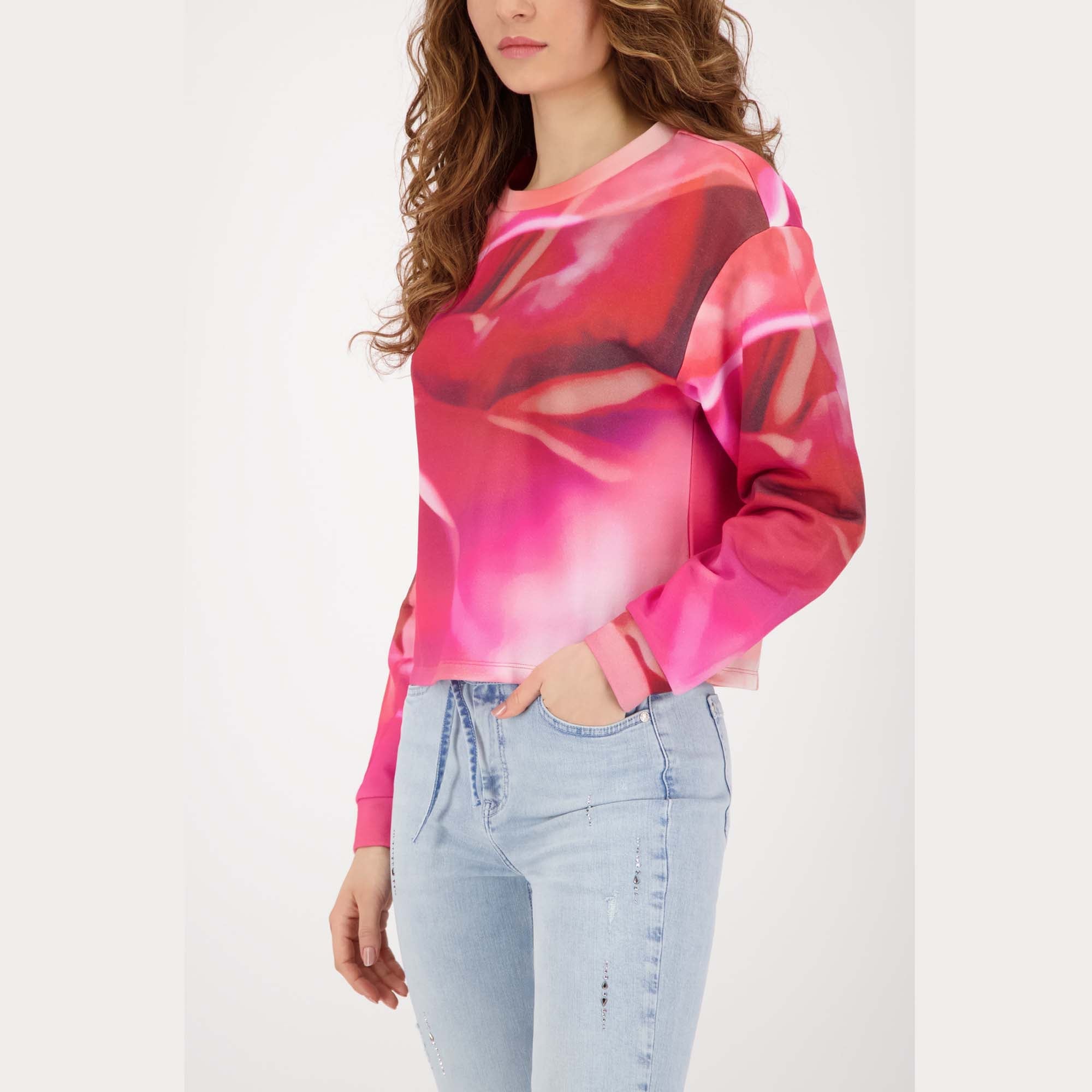 Sweatshirt mit Allover - Print - Mode von Monari