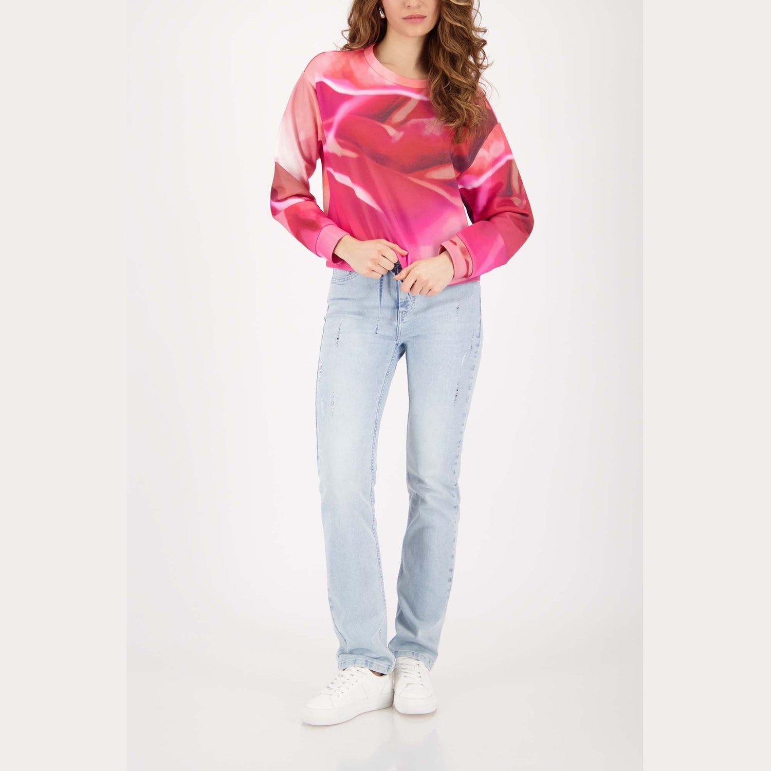 Sweatshirt mit Allover - Print - Mode von Monari