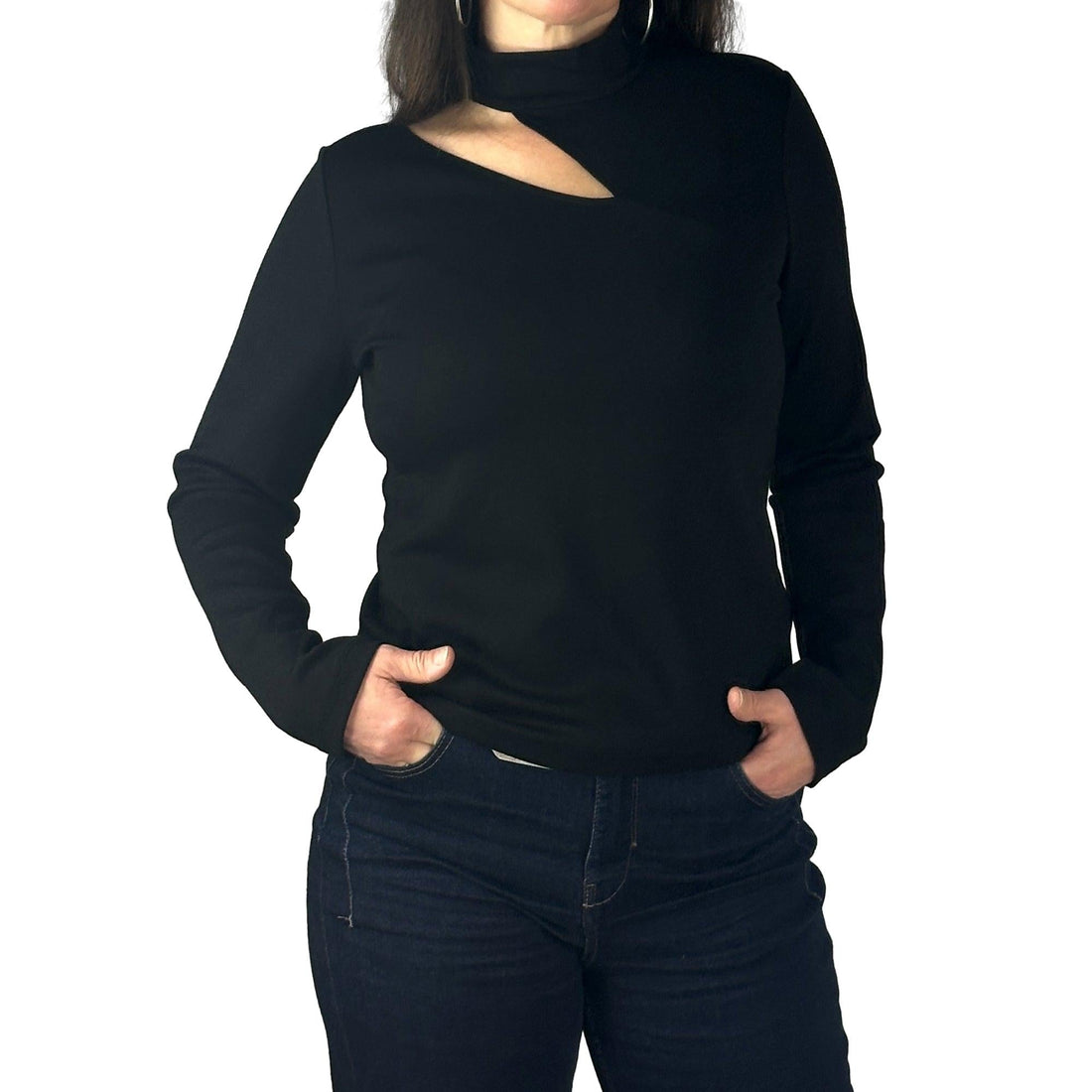 Sweatshirt mit Cut-Out. Mode von Monari. Seidel Moden Onlineshop