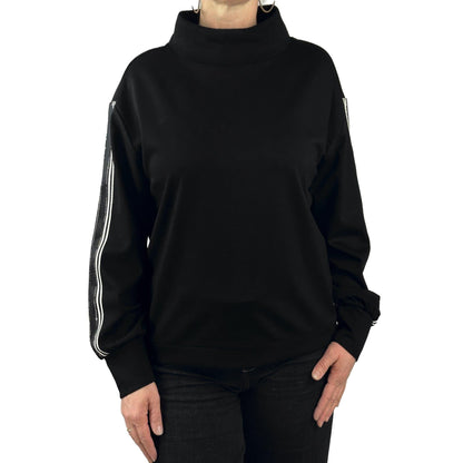 Sweatshirt mit Galon. Mode von Monari. Seidel Moden Onlineshop