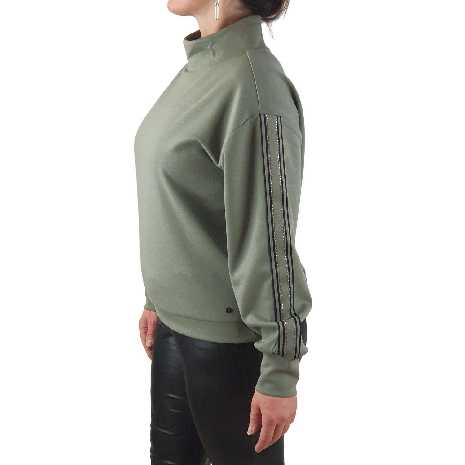 Sweatshirt mit Galon. Mode von Monari. Seidel Moden Onlineshop