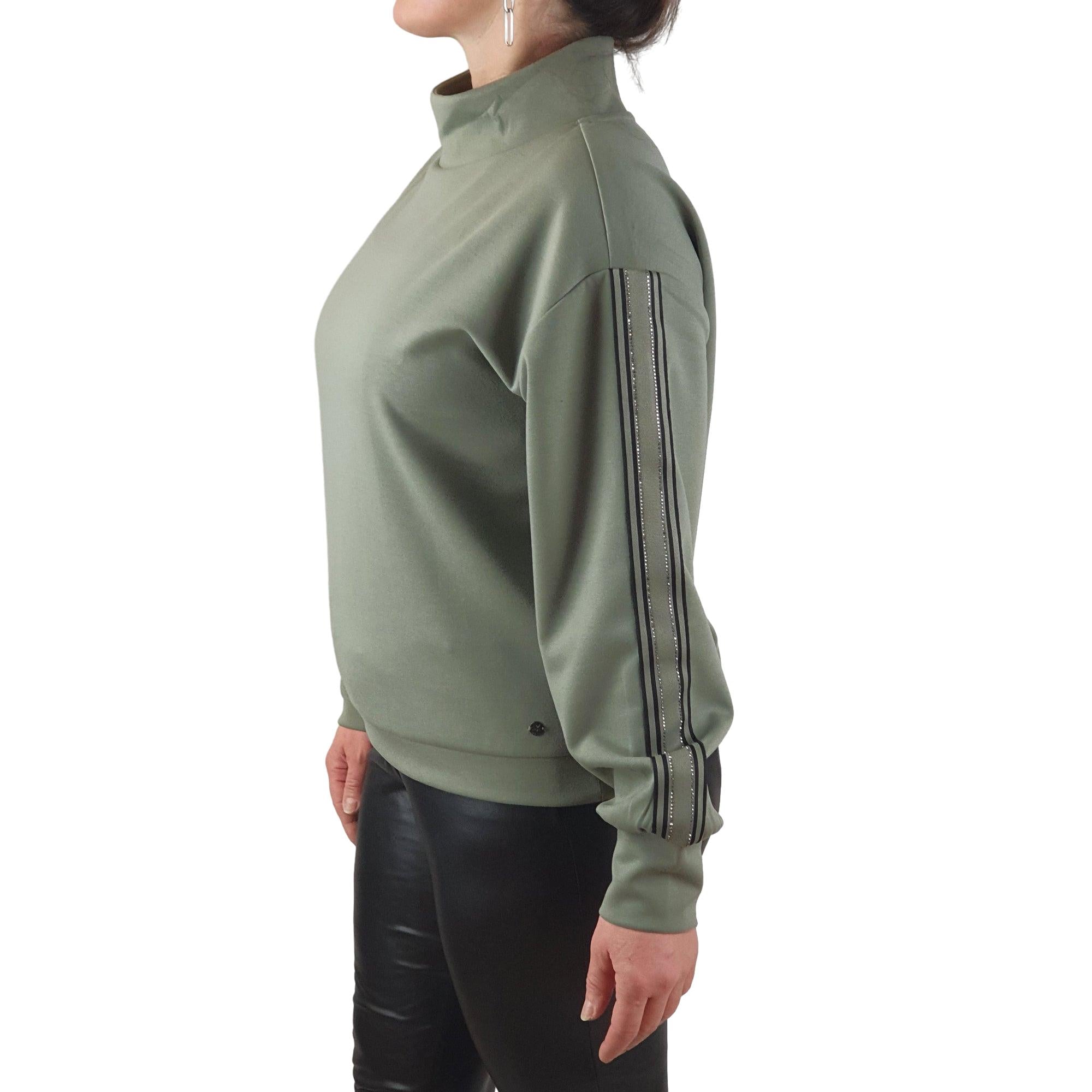 Sweatshirt mit Galon. Mode von Monari. Seidel Moden Onlineshop