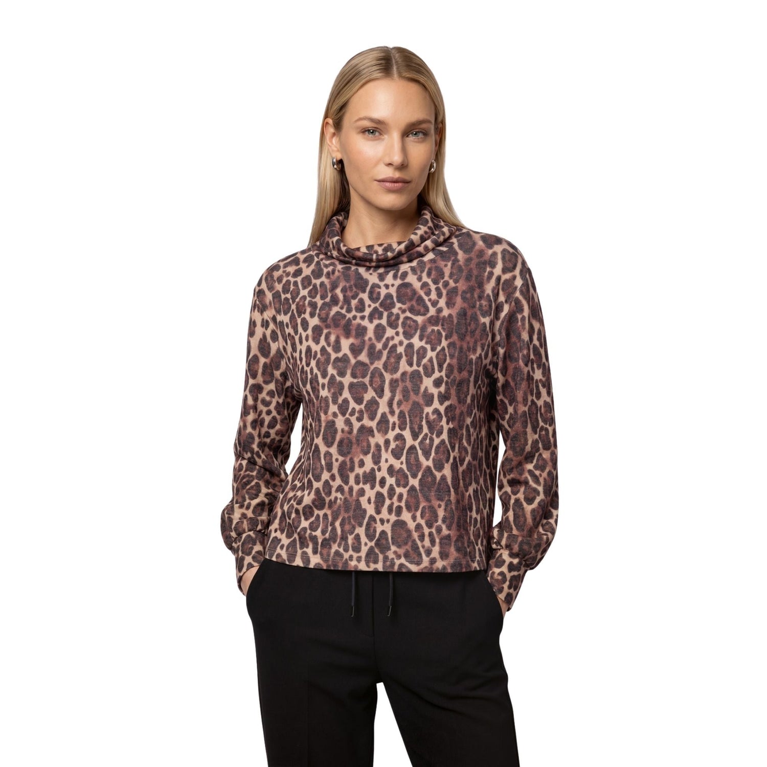 Sweatshirt mit Leomuster - Mode von Monari