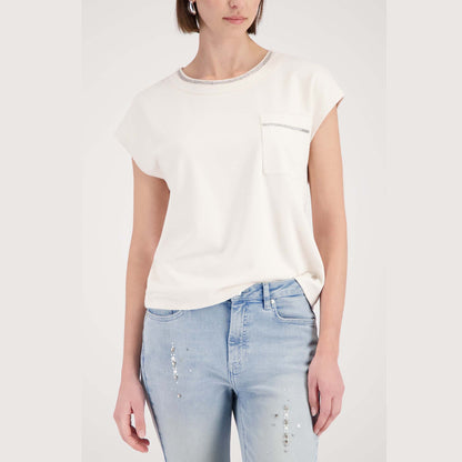 Sweatshirt mit Schmuckkragen - Mode von Monari
