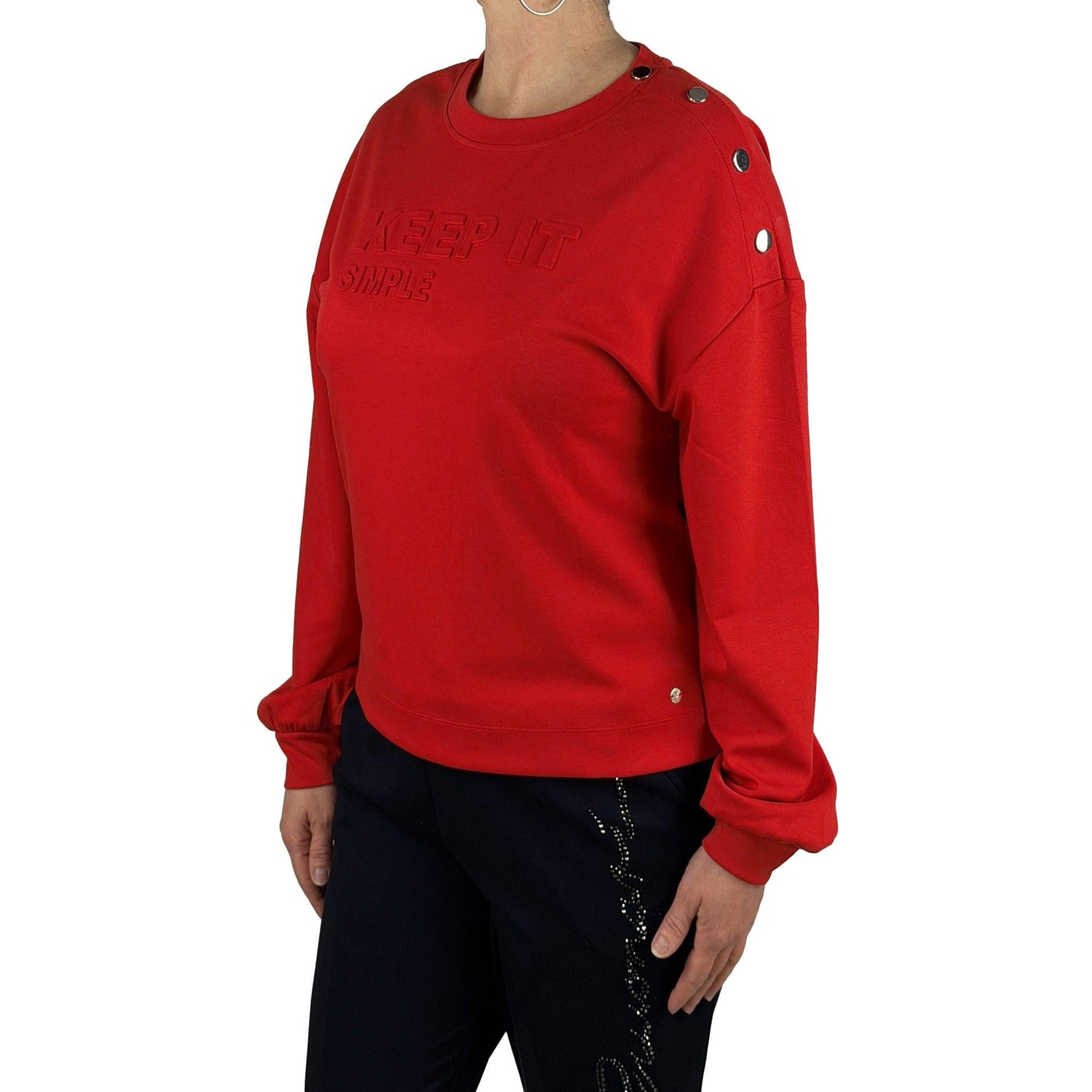 Sweatshirt mit Schriftzug - Mode von Monari