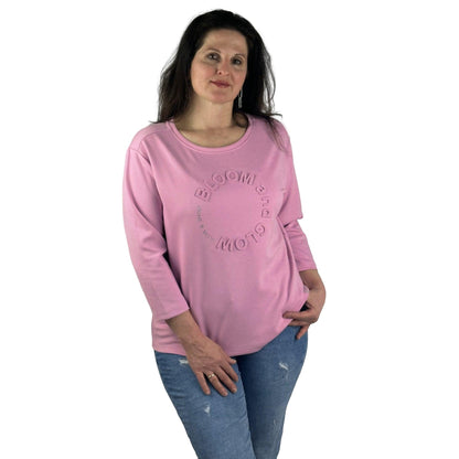 Sweatshirt mit Schriftzug. Mode von Monari. Seidel Moden Onlineshop