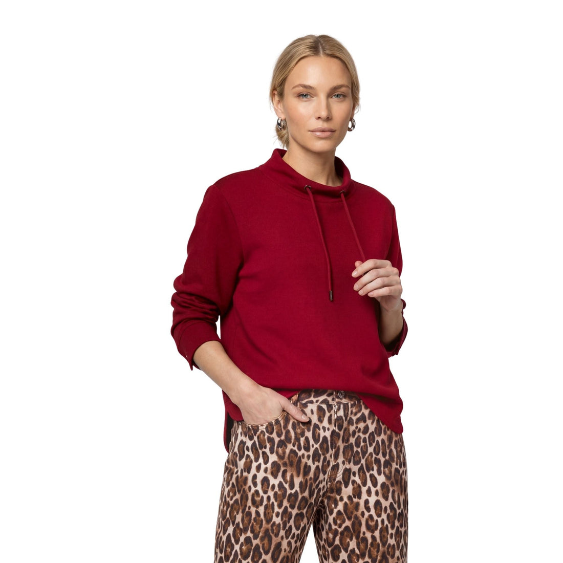 Sweatshirt mit Stehkragen - Mode von Monari