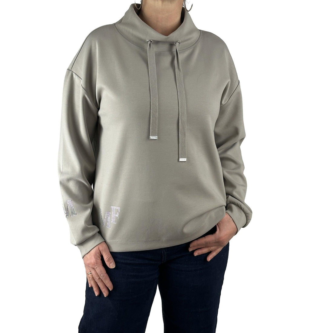 Sweatshirt mit Strassdetails. Mode von Monari. Seidel Moden Onlineshop