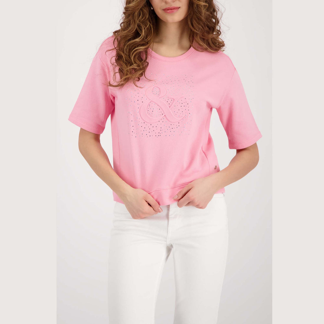 Sweatshirt mit Strassschmuck - Mode von Monari