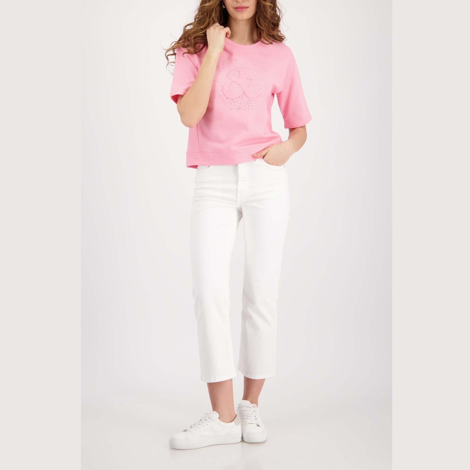 Sweatshirt mit Strassschmuck - Mode von Monari