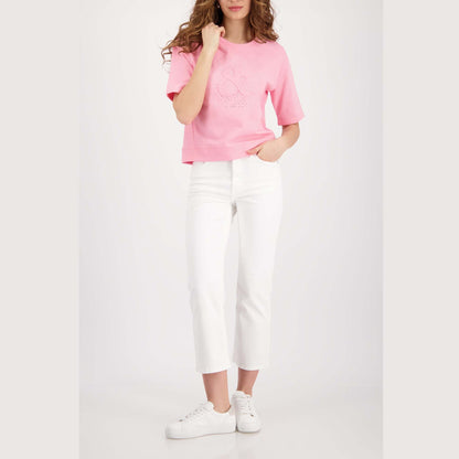 Sweatshirt mit Strassschmuck - Mode von Monari