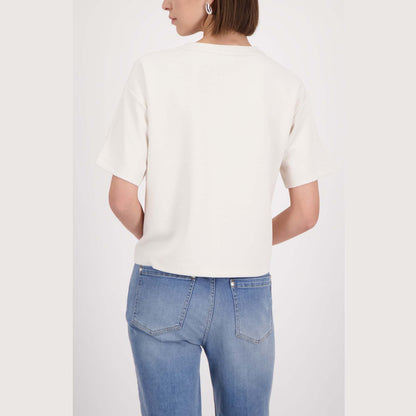 Sweatshirt mit Strasssteinen - Mode von Monari