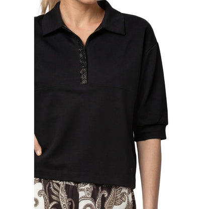 Sweatshirt mit Strasssteinen - Mode von Monari
