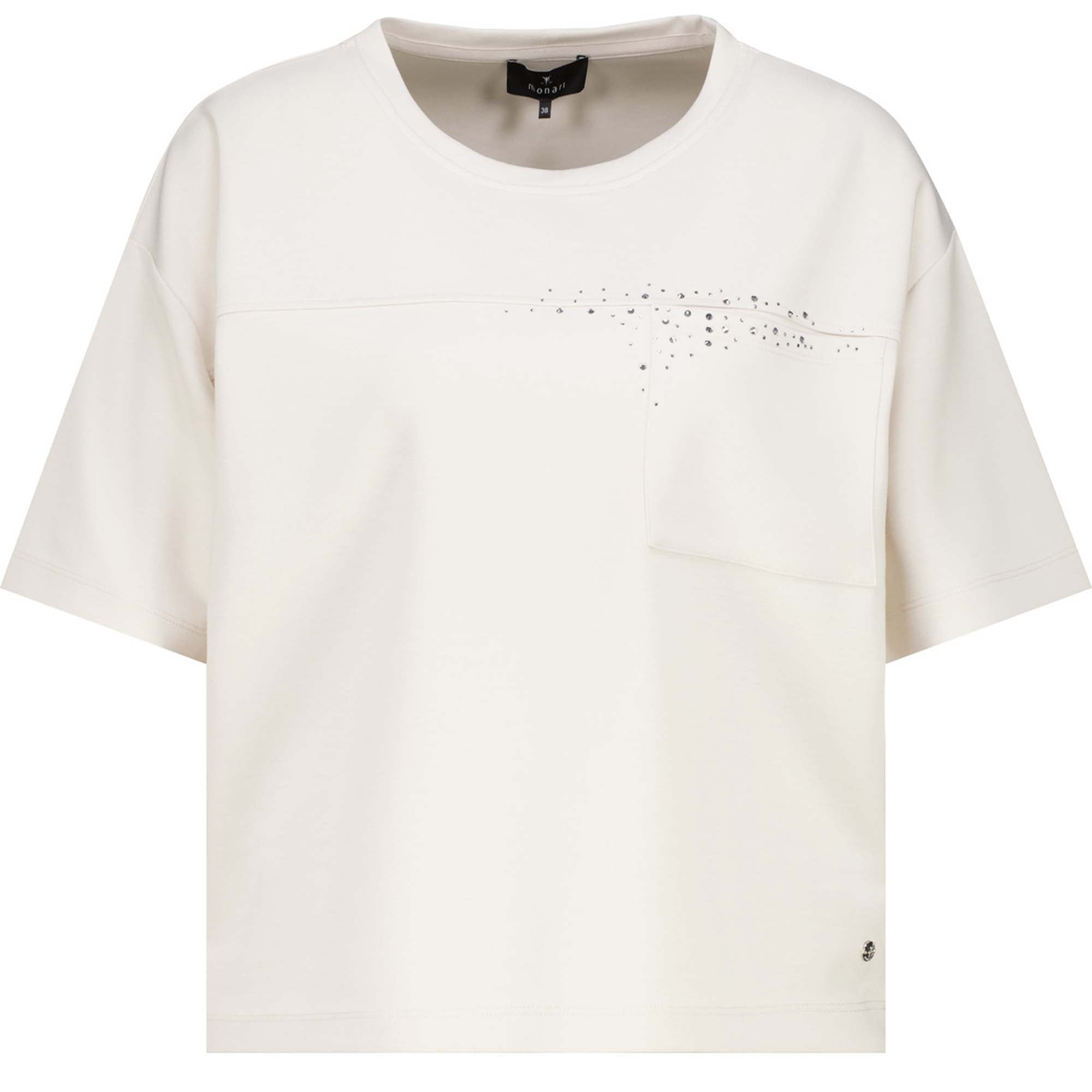 Sweatshirt mit Strasssteinen - Mode von Monari