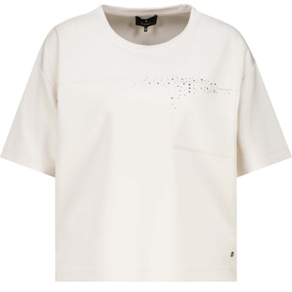 Sweatshirt mit Strasssteinen - Mode von Monari