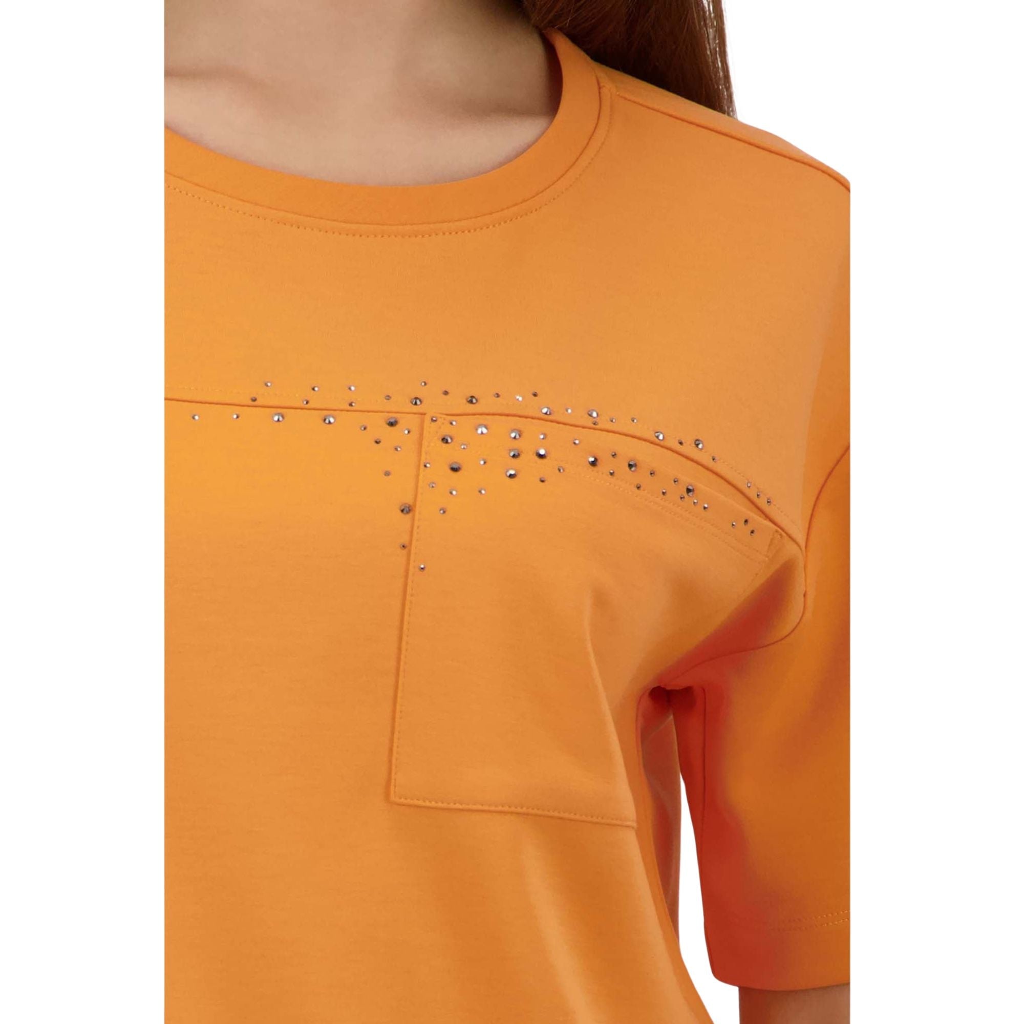 Sweatshirt mit Strasssteinen - Mode von Monari