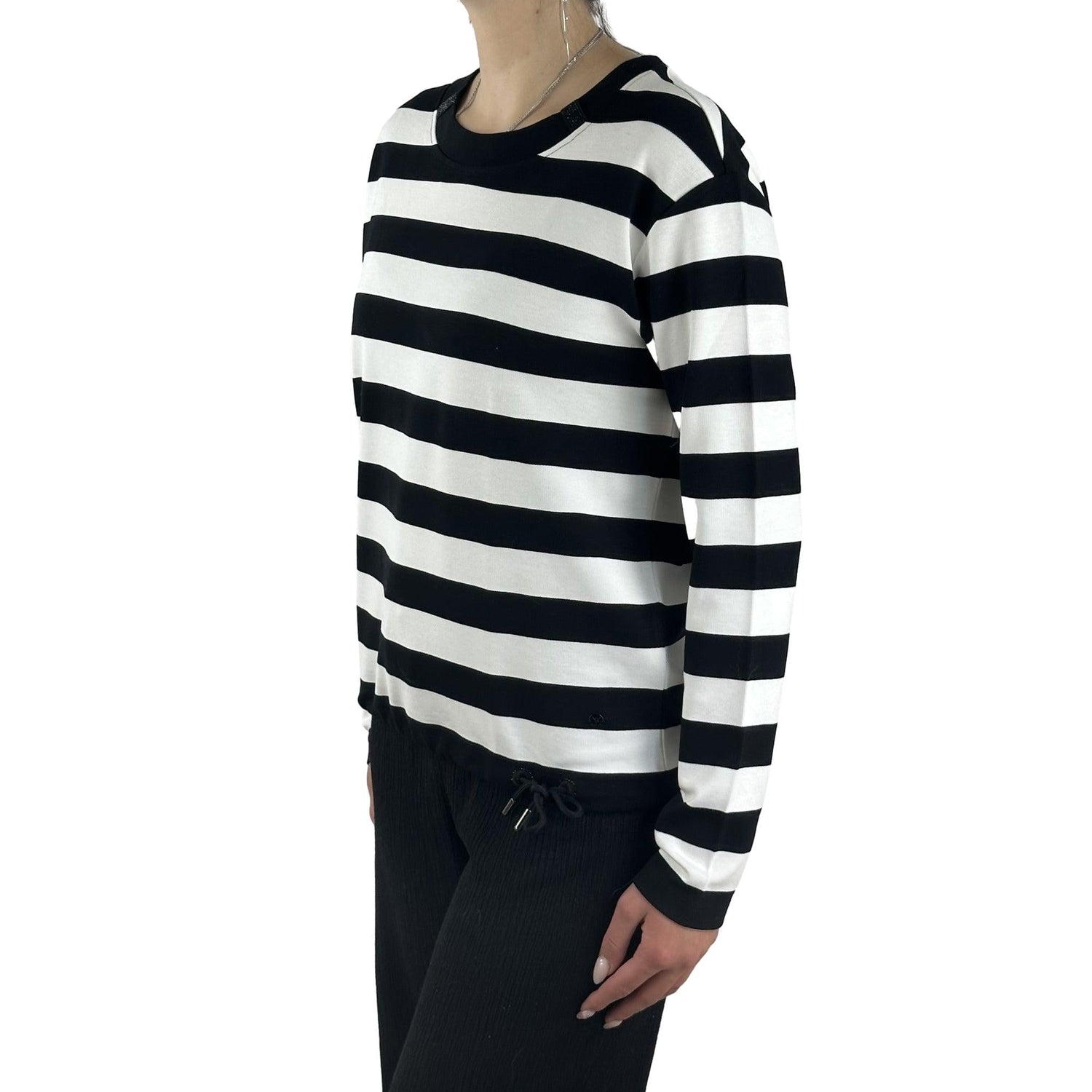 Sweatshirt mit Streifen. Mode von Monari. Seidel Moden Onlineshop