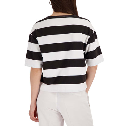 Sweatshirt mit Streifen und Schmuckdetails - Mode von Monari
