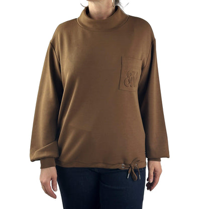 Sweatshirt mit Tasche. Mode von Monari. Seidel Moden Onlineshop