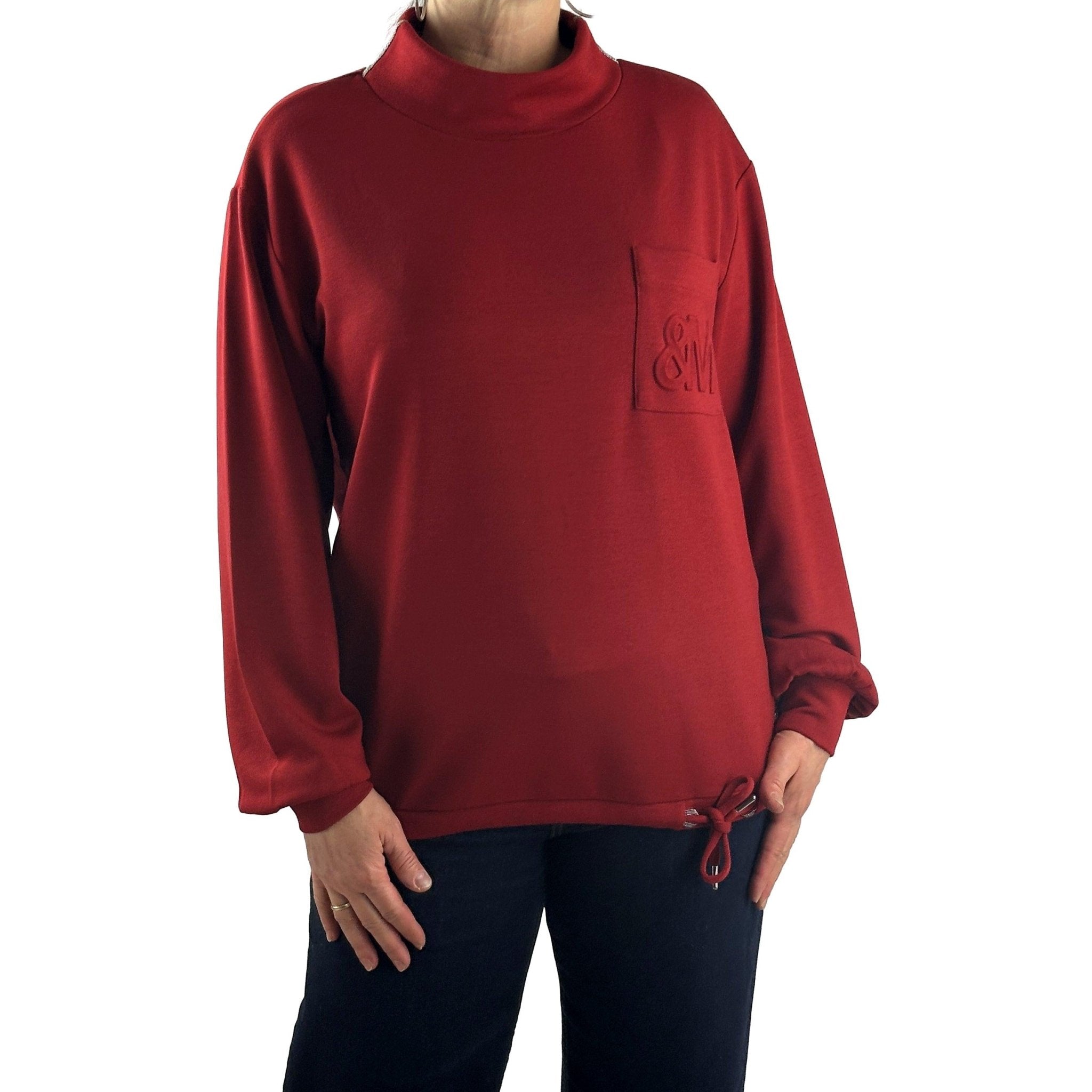 Sweatshirt mit Tasche. Mode von Monari. Seidel Moden Onlineshop