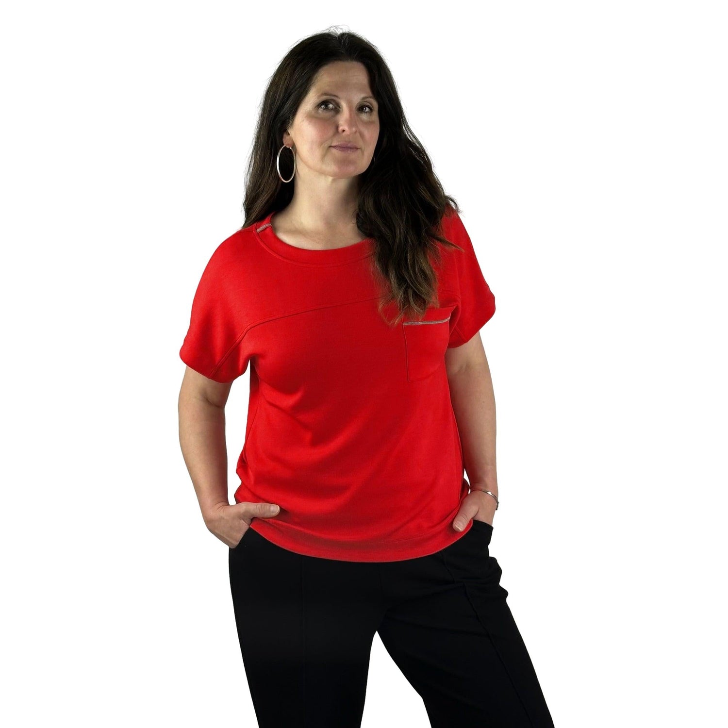 Sweatshirt mit Tasche. Mode von Monari. Seidel Moden Onlineshop