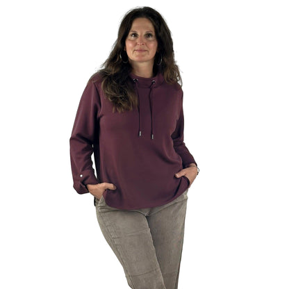 Sweatshirt mit Tunnelzug. Mode von Monari. Seidel Moden Onlineshop