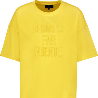 T-Shirt mit Prägeschriftzug - Mode von Monari