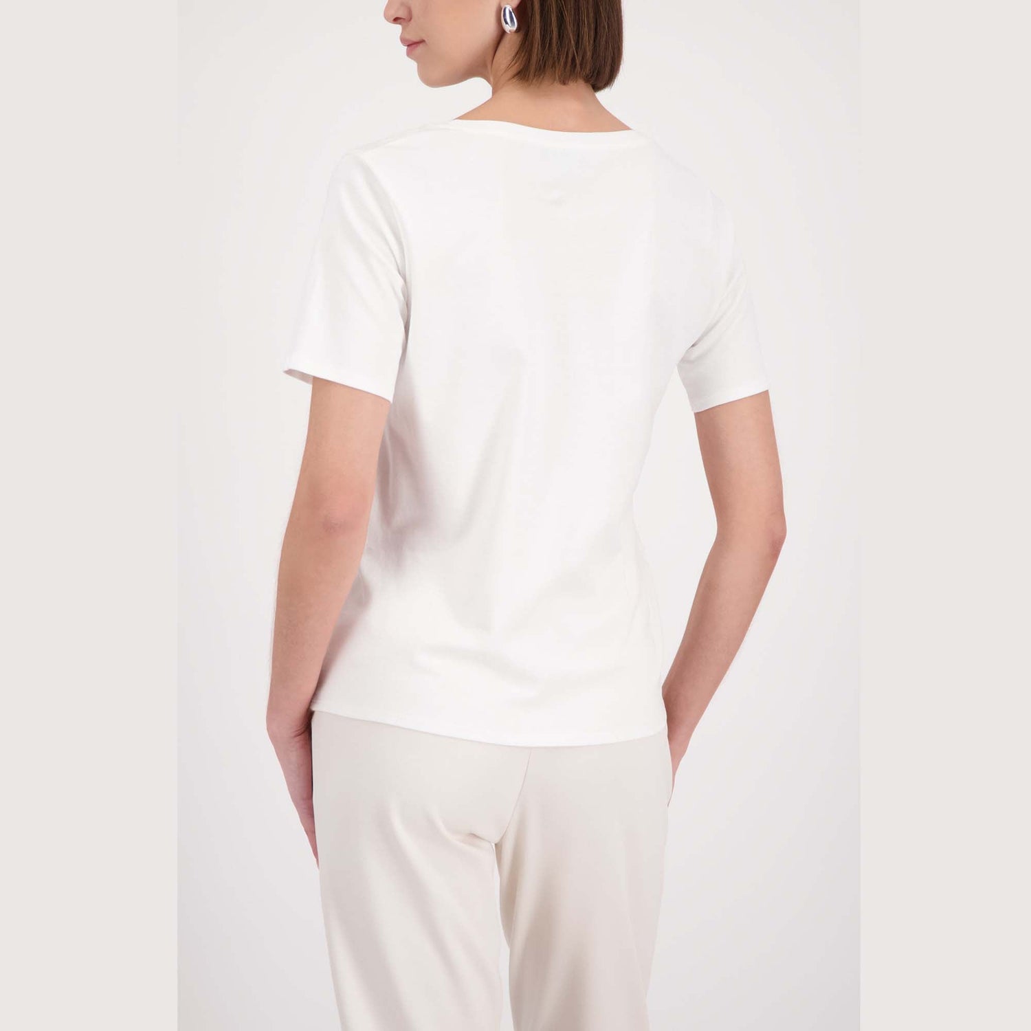 T-Shirt mit Strassschrift - Mode von Monari