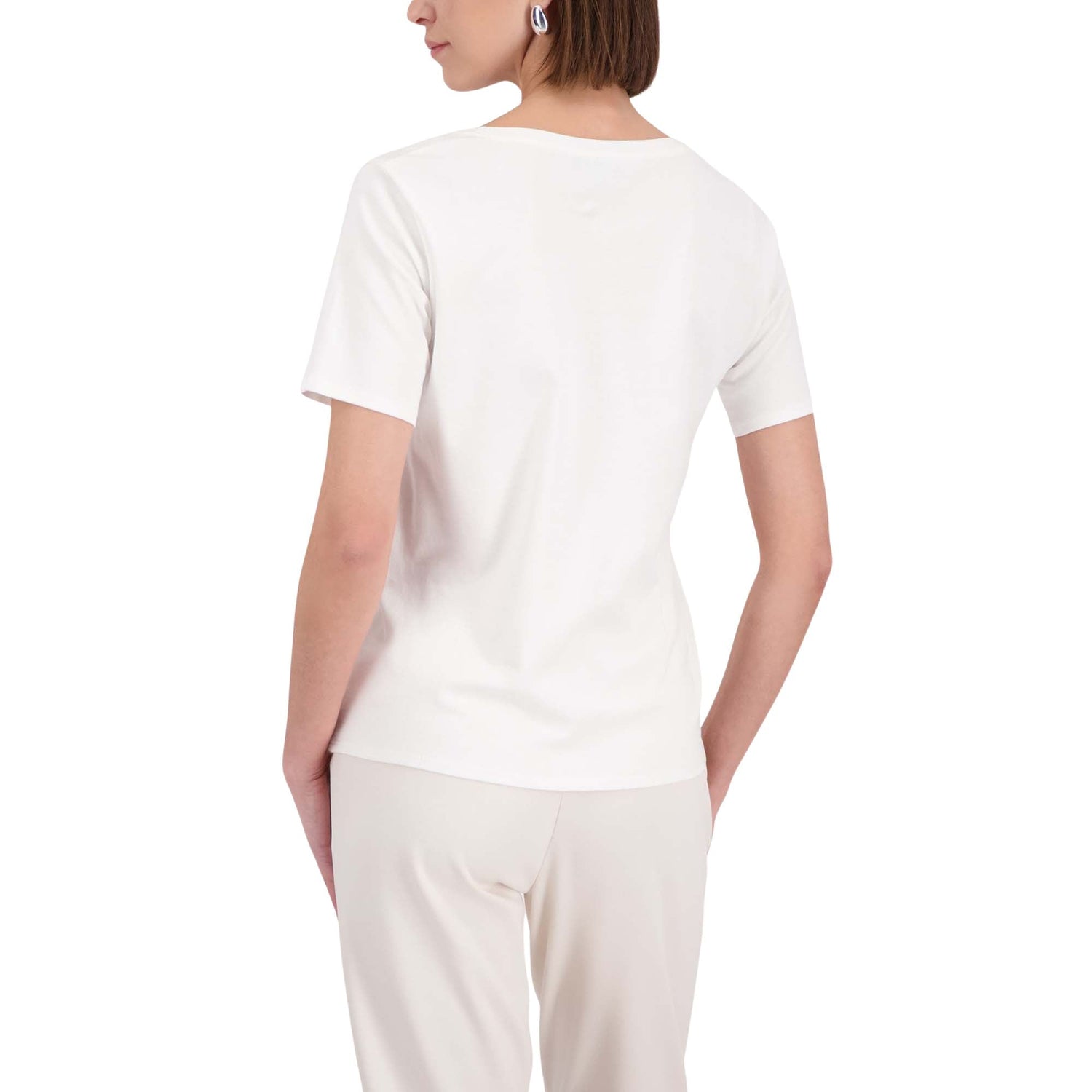 T-Shirt mit Strassschrift - Mode von Monari