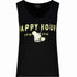 Top mit "Happy Hour" - Schriftzug - Mode von Monari