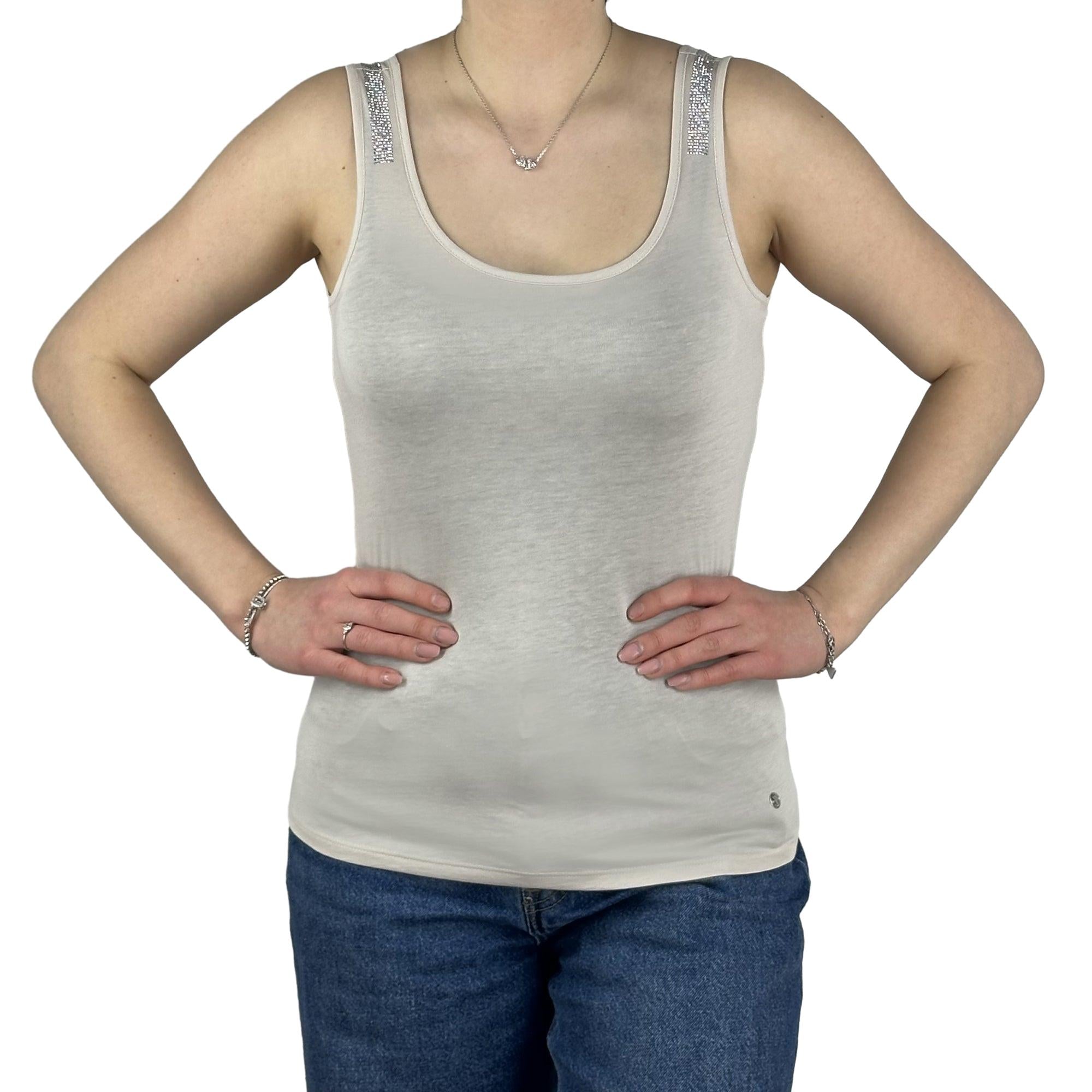Top mit Strasssteinen. Mode von Monari. Seidel Moden Onlineshop