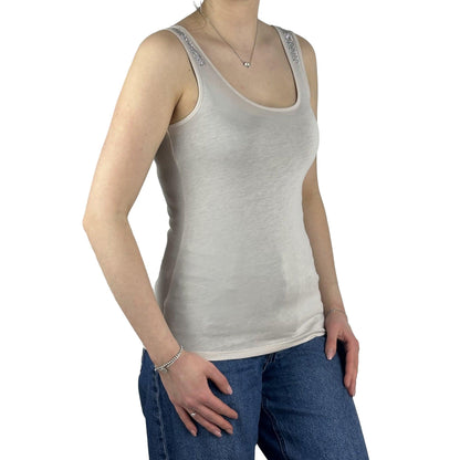 Top mit Strasssteinen. Mode von Monari. Seidel Moden Onlineshop