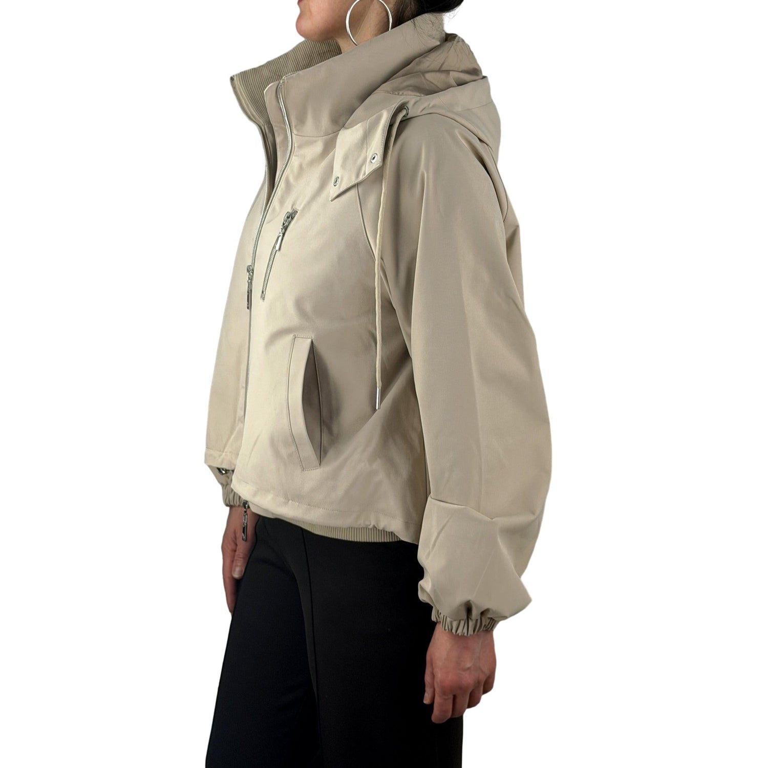 Übergangsjacke mit Kapuze - Mode von Monari