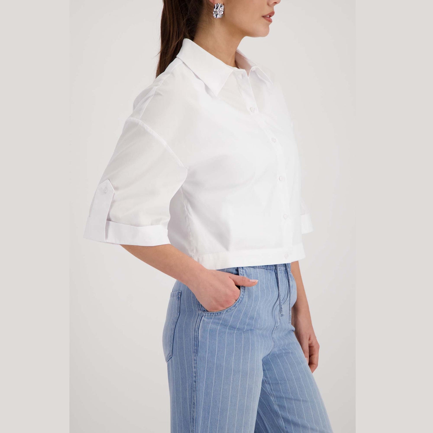 Verkürzte Bluse - Mode von Monari