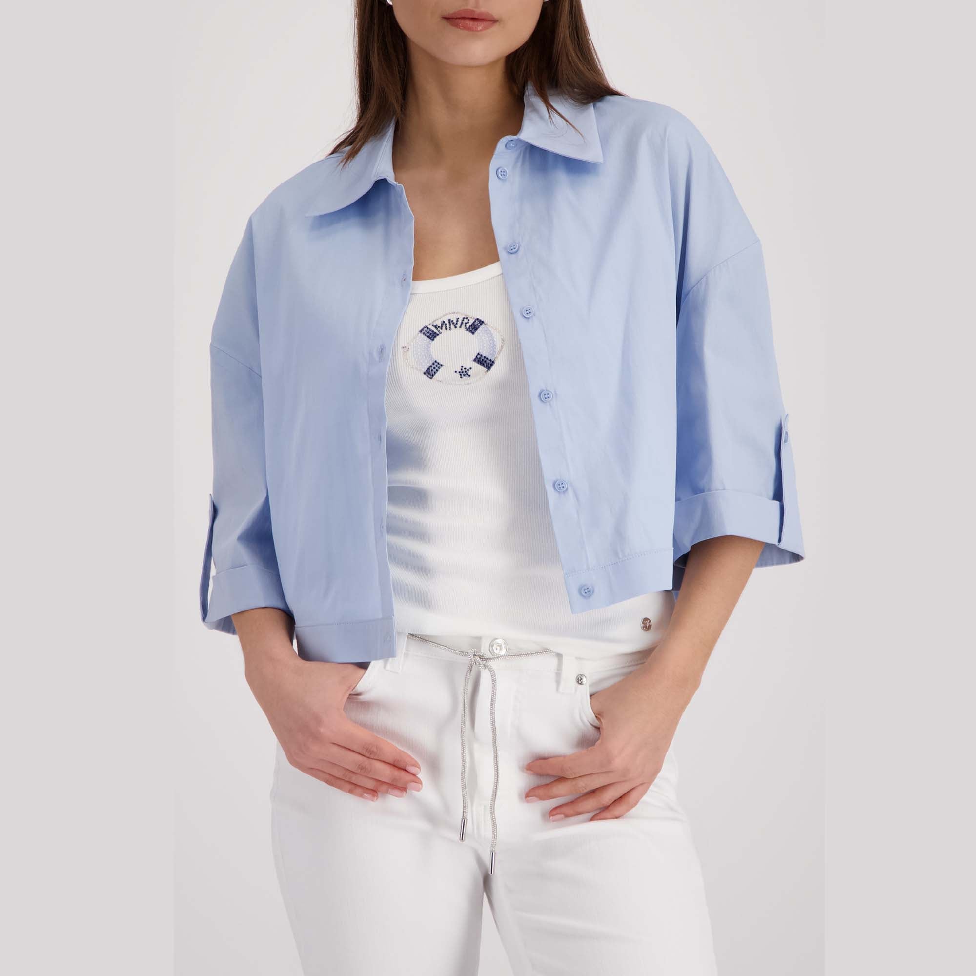 Verkürzte Bluse - Mode von Monari