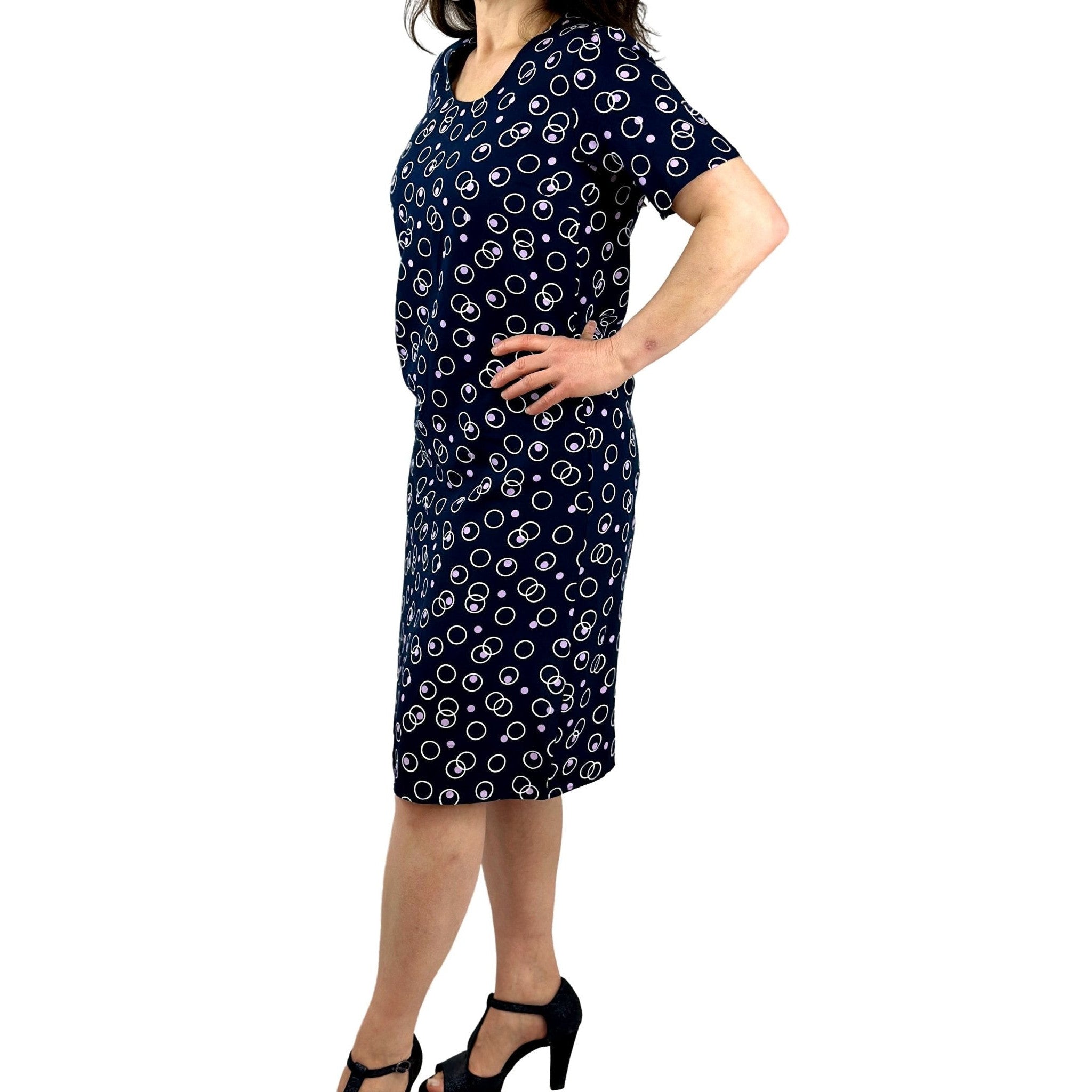 Kleid mit Allover-Print. Mode von M.X.O. Seidel Moden Onlineshop