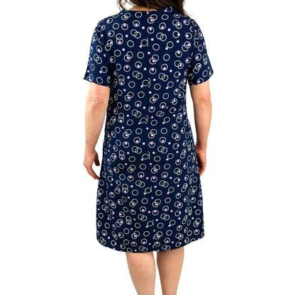 Kleid mit Allover-Print. Mode von M.X.O. Seidel Moden Onlineshop