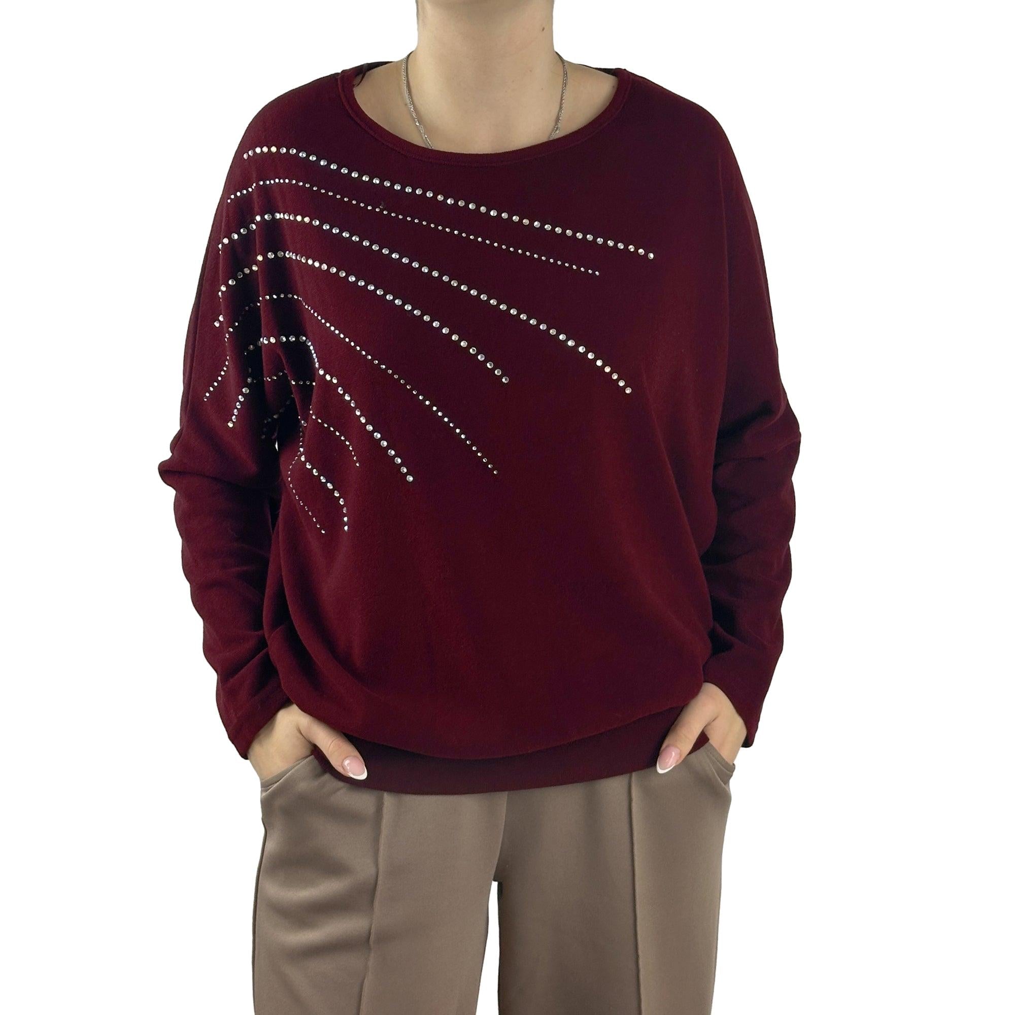 Pullover mit Strasssteinen - Mode von M.X.O