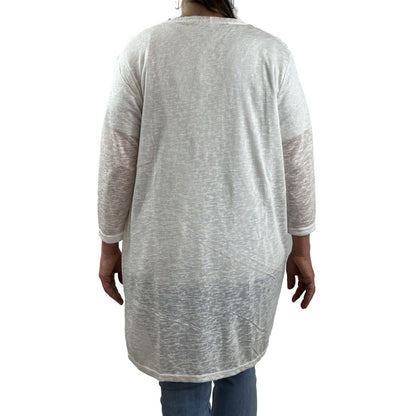 Lange, leichte Strickjacke. Mode von M.X.O. Seidel Moden Onlineshop