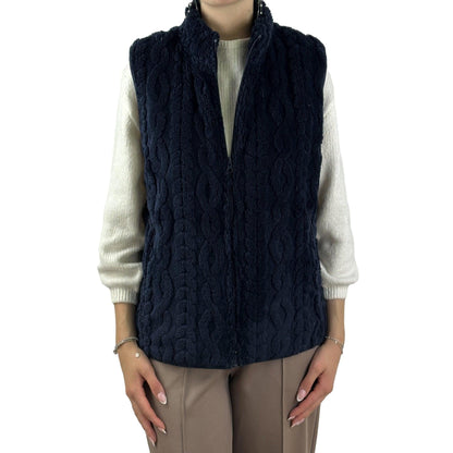 Weste in Flauschqualität. Mode von M.X.O. Seidel Moden Onlineshop