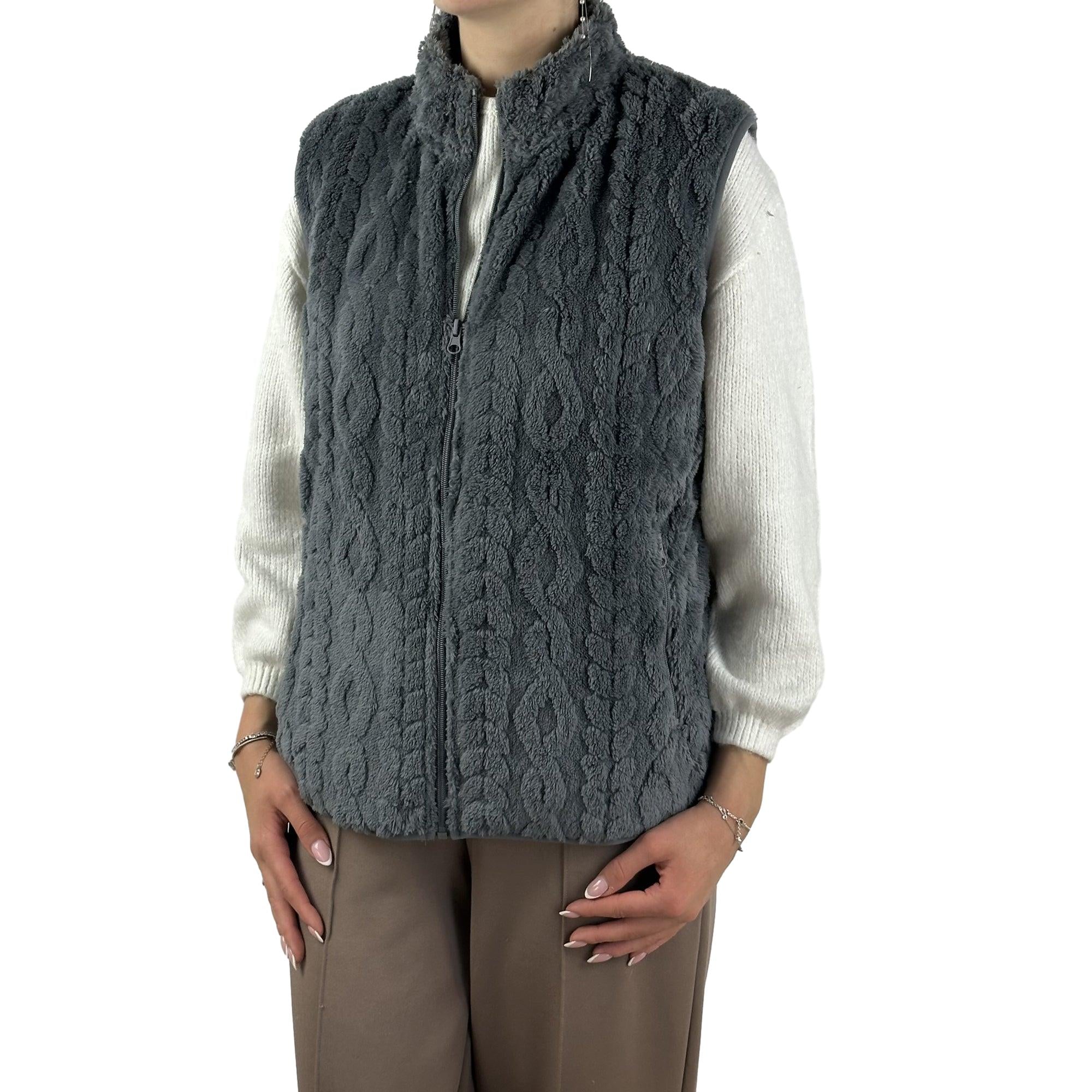 Weste in Flauschqualität. Mode von M.X.O. Seidel Moden Onlineshop