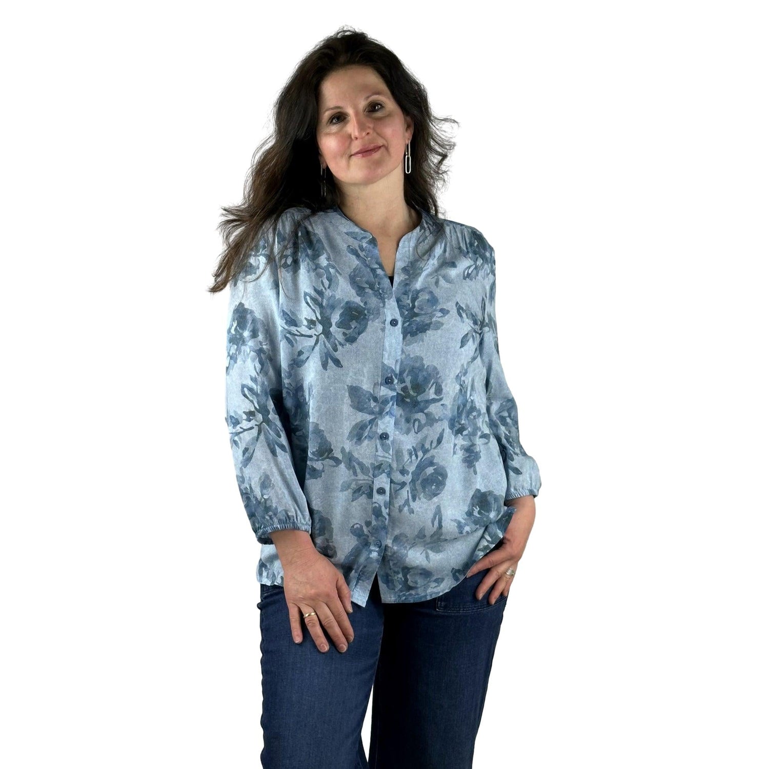 Bluse mit Allover-Print. Mode von Rabe. Seidel Moden Onlineshop