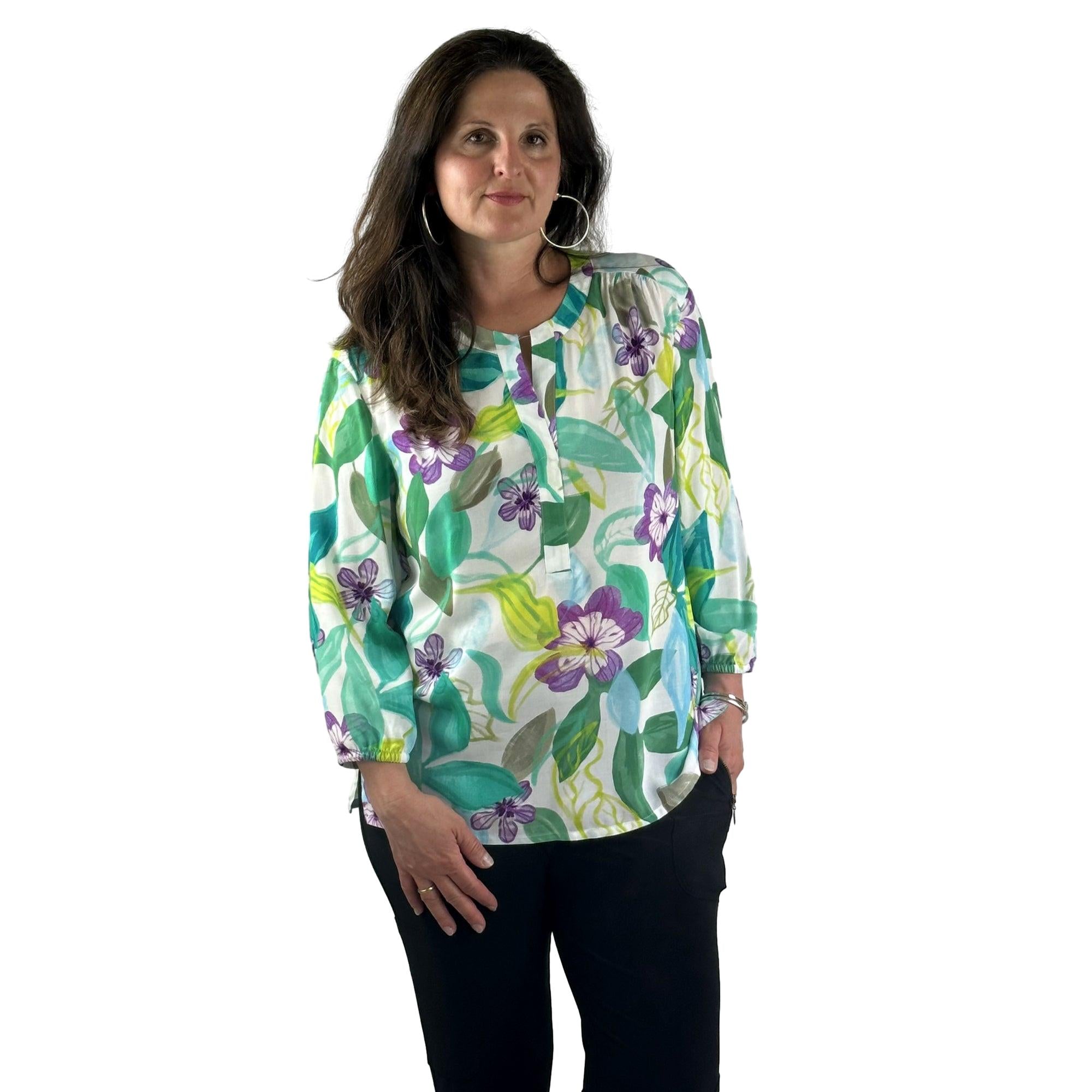Bluse mit floralem Print. Mode von Rabe. Seidel Moden Onlineshop