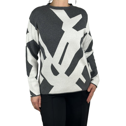 Pullover gemustert. Mode von Rabe. Seidel Moden Onlineshop