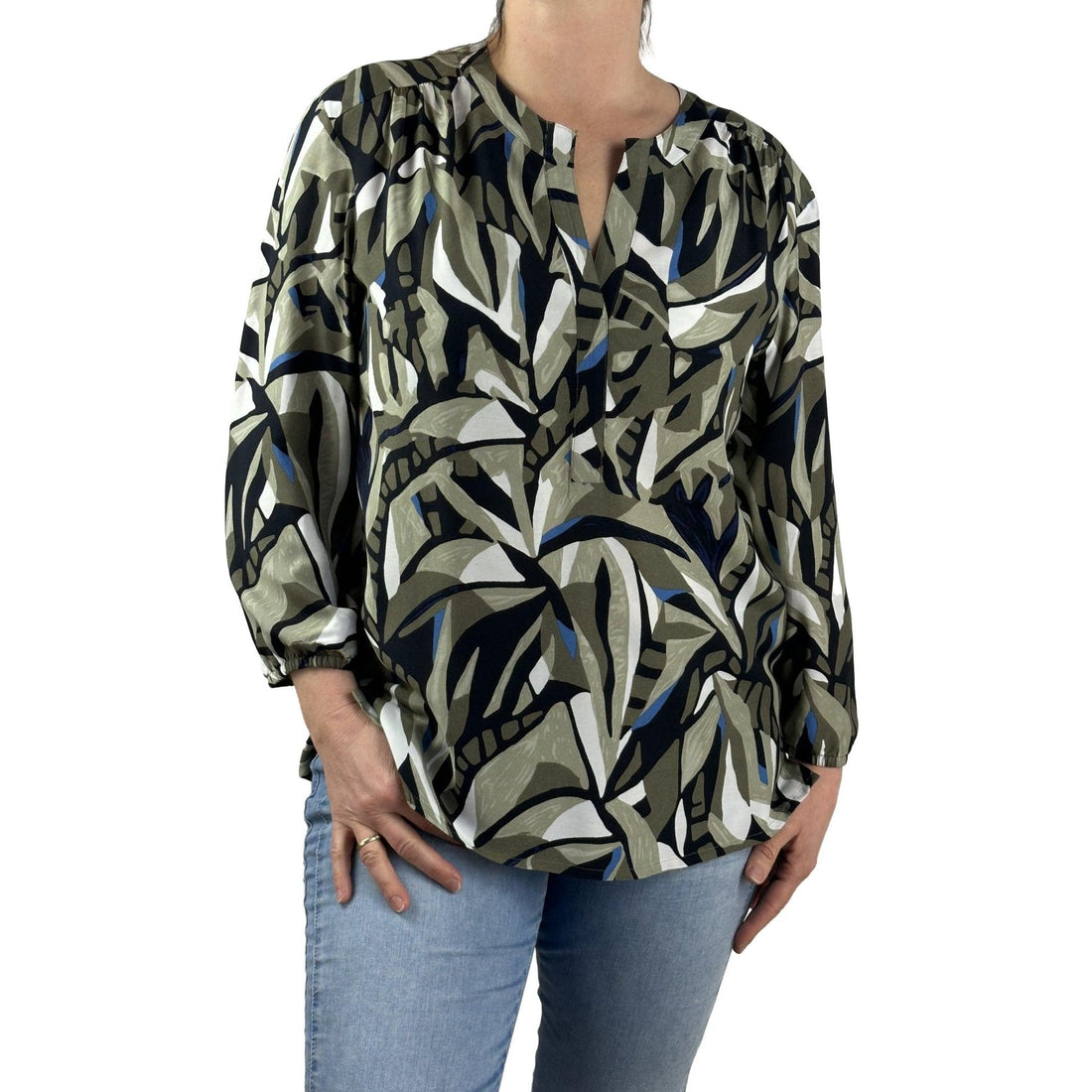 Blusenshirt mit Allover-Print. Mode von Rabe. Seidel Moden Onlineshop