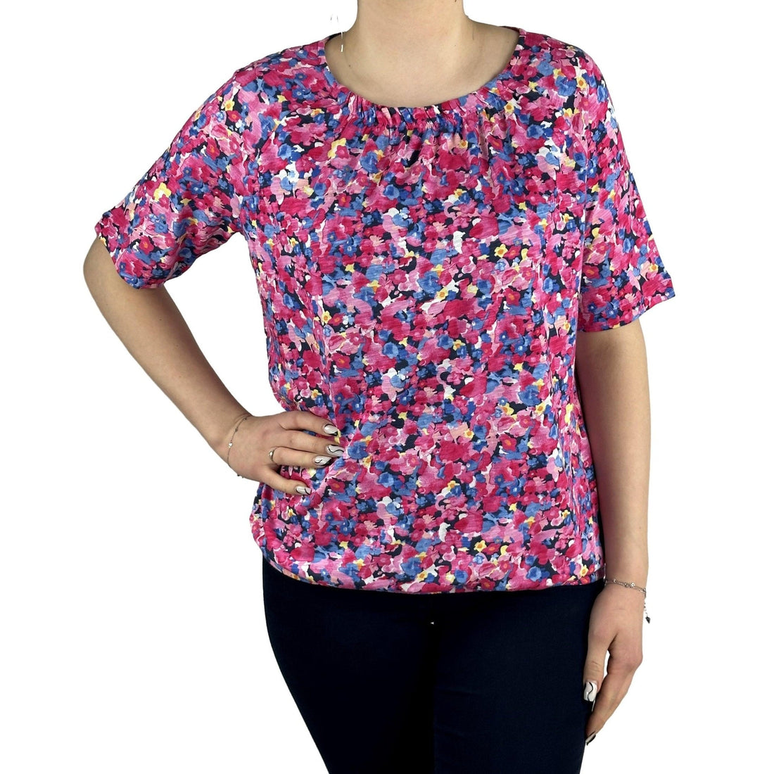 Shirt mit Tupfen. Mode von Rabe. Seidel Moden Onlineshop