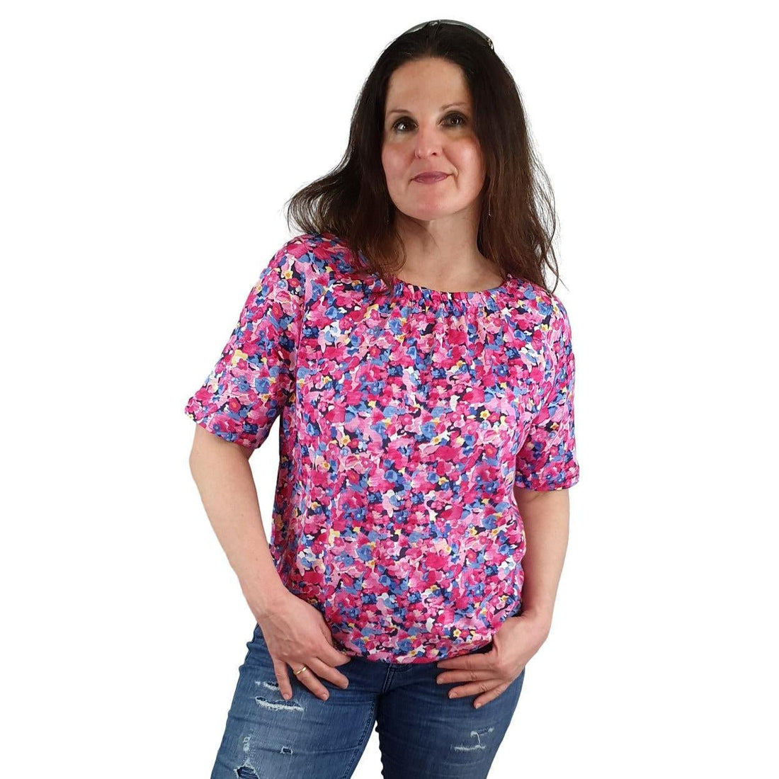 Shirt mit Tupfen. Mode von Rabe. Seidel Moden Onlineshop