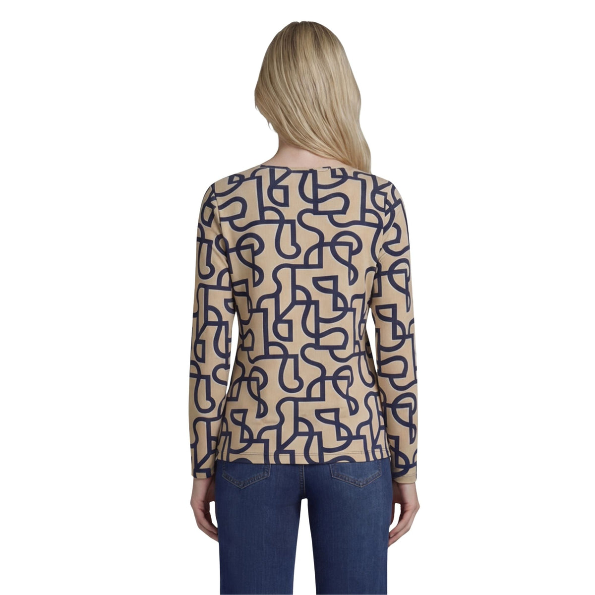 Shirt gemustert - Mode von Rabe