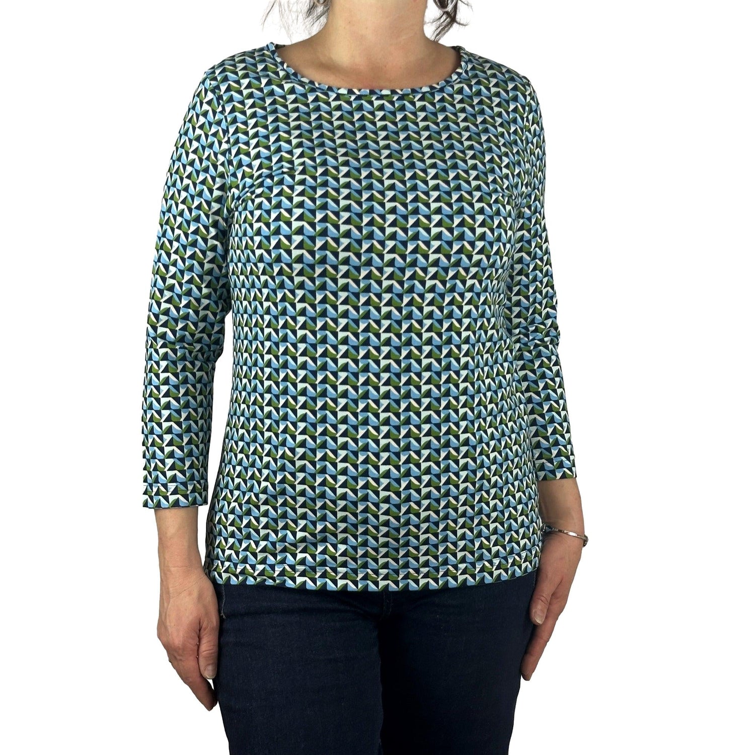 Shirt gemustert. Mode von Rabe. Seidel Moden Onlineshop