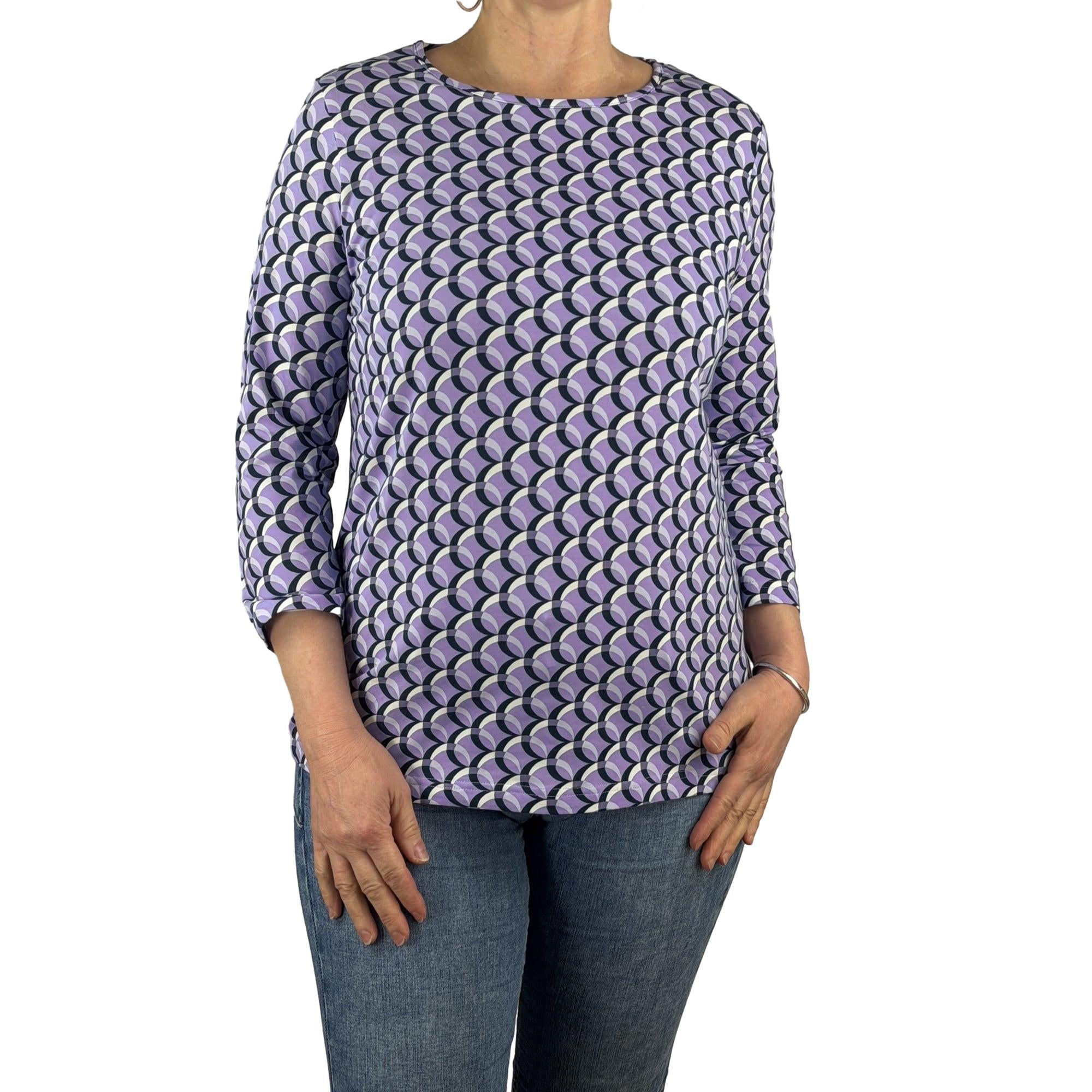 Shirt mit Allover - Print - Mode von Rabe